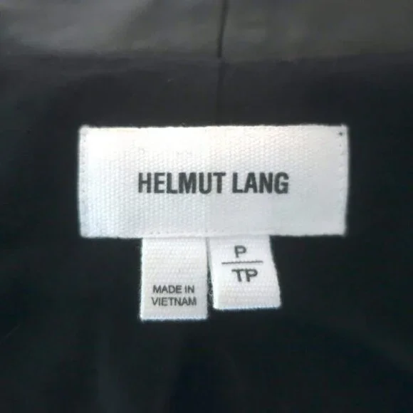 Helmut Lang Radar Double-Zip Jacket Black Felt & Lamb Leather Size Petite